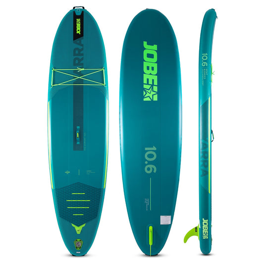 Jobe Aero Yarra SUP Board 10.6 Package Teal with Fiberglass paddle Lime エアロ ヤラ SUP ボード 10.6パッケージ ティール 486423023