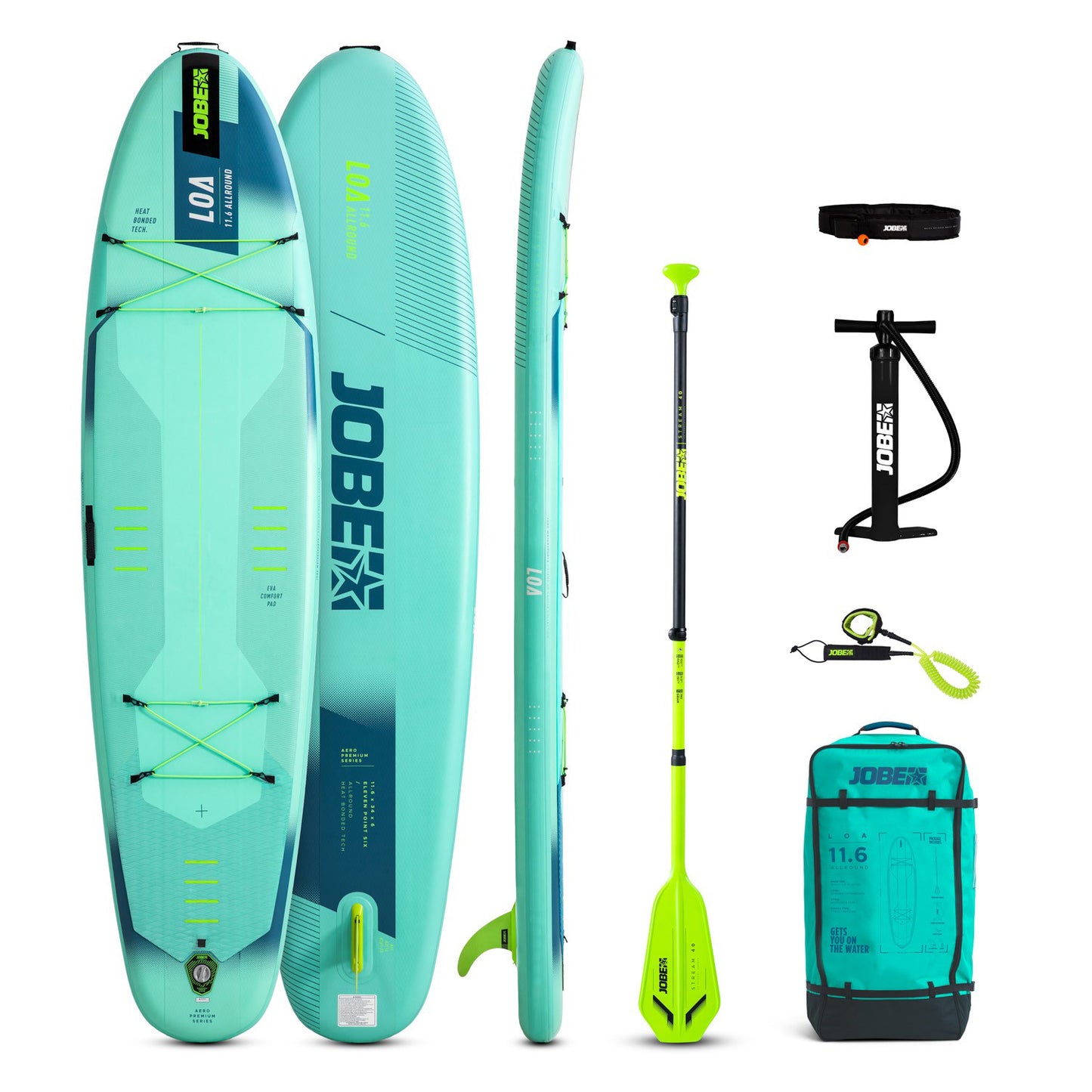 Jobe Aero Loa SUP Premium Board 11.6 Package エアロ ロア SUPボード パッケージ 486425014